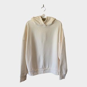 FABLETICS Ivory Hoodie with Pockets Ivory Medium